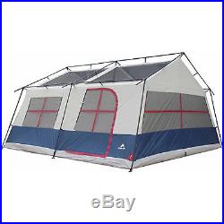 Camping Tent 14 Person Large 3 Rooms 14'x14' Fishing Huge Home Family Cabin Bag