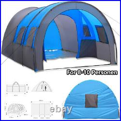 Camping Tent 8-10 Person Instant Family Outdoor Double Layer Tent Waterproof DHL