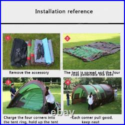 Camping Tent 8-10 Person Instant Family Outdoor Double Layer Tent Waterproof DHL