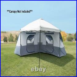Camping Tent 8 Person Cabin Family Outdoor Shelter 2 Room Connectent For Canopy