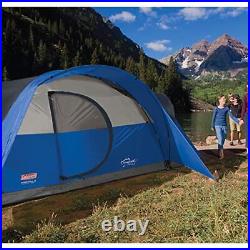 Camping Tent 8 Person Cabin Tent with Hinged Door Outdoor Waterproof Family