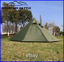 Camping Tent All Weather Waterproof Hiking Adventuring Ultralight Heated Shelter