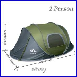 Camping Tent Pop Up Tent for 2-4 Person Waterproof Lightweight For Family Hiking Camping Tent Pop Up Tent for 2-4 Person Waterproof Lightweight For Family Hiking