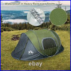 Camping Tent Pop Up Tent for 2-4 Person Waterproof Lightweight For Family Hiking Camping Tent Pop Up Tent for 2-4 Person Waterproof Lightweight For Family Hiking