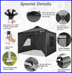 Canopy Pop Up Tent 10'X10' Waterproof Instant Folding Gazebo Canopy UPF50+ Pro#