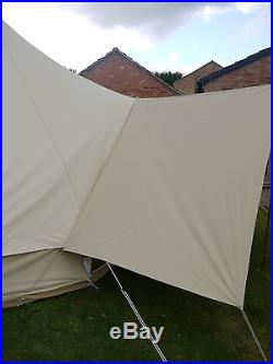 Canvas Awning For Bell Tents / Tarp Medium 360 x 240cm By Bell Tent Boutique