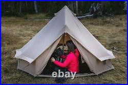 Canvas Bell Tent 2.5 M Mini Regatta Glamping Camping Bell Tent Lightweight
