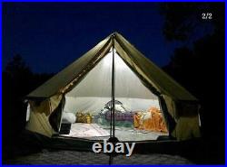 Canvas Bell Tent 3M Waterproof Glamping & Family Camping Regatta Tent