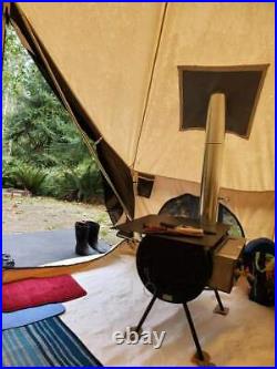 Canvas Bell Tent Glamping & Family Camping Regatta Tent 3M Waterproof Yurt