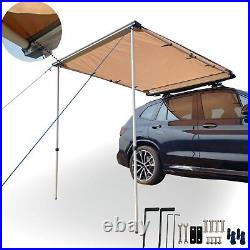 Car Awning Camping Rooftop Tent Retractable Waterproof Vehicle Roof Rack Awning