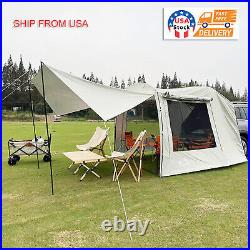 Car Rear Tent Extension Waterproof Trailer Tent Camping Shelter Canopy FAST SHIP