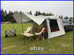 Car Rear Tent Extension Waterproof Trailer Tent Camping Shelter Canopy FAST SHIP