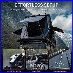 Car Roof Top Tent Hard Shell Universal for Truck SUV Camping Travel With Ladder