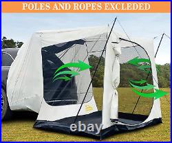 Car Screen Tent Universal SUV Tailgate Netting Room with Floor for Hatchback Van