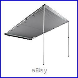 Car Side Awning 6.6x8.2ft Rooftop Tent Sun Shade SUV Outdoor Camping Travel Grey