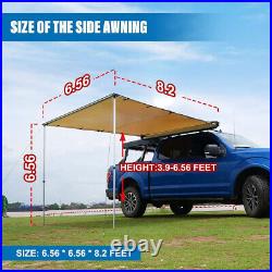 Car Side Awning Roof Tent Waterproof Sun Shelter withLED Light For Jeep/SUV/Truck