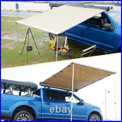 Car Side Awning SUV Truck Rooftop Tent Sunshade Travel Outdoor Camping 6.6x8.2ft