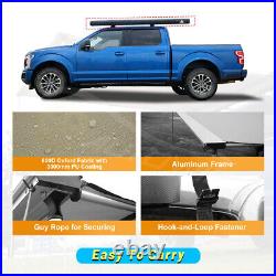 Car Side Awning SUV Truck Rooftop Tent Sunshade Travel Outdoor Camping 6.6x8.2ft