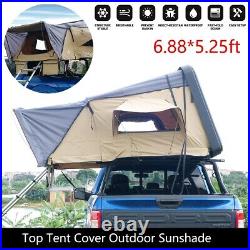 Car Top Tent Waterproof Roof Truck Sun SUV Shade Camping Travel Trailer Awning