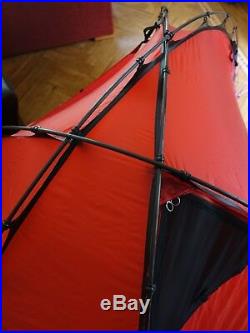 Carbon fibre/fiber tent pole/poleset upgrade for Hilleberg Soulo or Unna tent