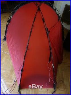 Carbon fibre/fiber tent pole/poleset upgrade for Hilleberg Soulo or Unna tent