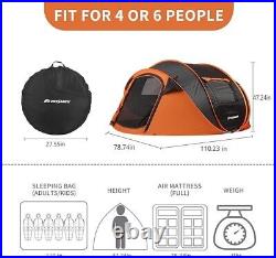 Carpa Para Acampar Tienda De Campaña Domo Casa Acampar 4 Personas Camping Tent