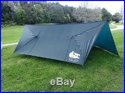 Chill Gorilla FORTRESS 2 HAMMOCK RAIN FLY WITH 4 DOORS. Tent Tarp Waterproof