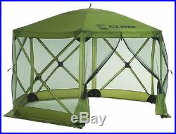 Clam Corporation 9281 Quick-Set Escape Shelter, 140 X 140, Forest Green Camping