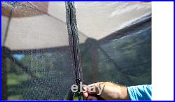 Clam Quick Set Escape Portable Camping Outdoor Gazebo Canopy Shelter Brown/ Tan