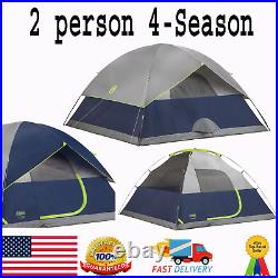 Coleman 2-Person 4 Season Sundome Tent Outdoor Camping Hiking Weatherproof US