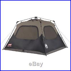 Coleman 4-Person Instant Cabin Tent Outdoor Family Camping Dome Cabin Tents