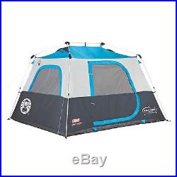 Coleman 6 Person Instant 10' X 9' Camping Cabin Tent with Rainfly 2000015606