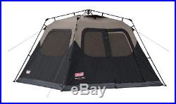 Coleman 6 Person Instant Cabin Tent Outdoor Camping Hiking Travel Family Shelter
