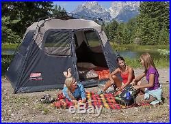 Coleman 6 Person Instant Camping Tent Hiking Outdoor Family Cabin Dome Shelter