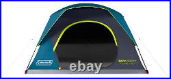 Coleman 6-Person Skydome Camping Tent Dark Room