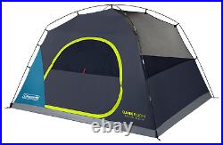 Coleman 6-Person Skydome Camping Tent Dark Room