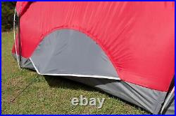Coleman 8-Person Cimarron Dome-Style Camping Tent, Red, USA Seller