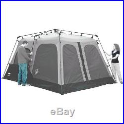 Coleman 8 Person Instant Tent 2 Room Family Camping Outdoor Gear Waterproof New