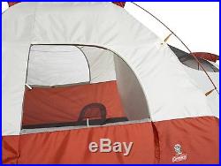 Coleman 8-Person Red Canyon Camping Tent Red Hiking Emergency Waterproof Large