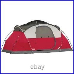 Coleman 8 Person Tent Waterproof Weathertec All Season Camping Hiking Outdoor