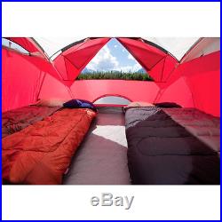 Coleman 8-person Tent Waterproof Weathertec Instant Camping Hiking Outdoor