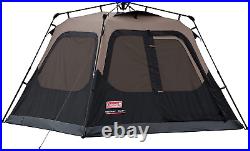 Coleman Cabin Tent with 60-second 4 Person Cabin Tent with Instant Setup