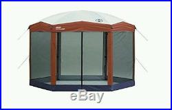 Coleman Camping Hex Instant Screened Canopy Tent Shelter withCarry Bag 12' x 10