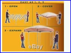 Coleman Camping Hex Instant Screened Canopy Tent Shelter withCarry Bag 12' x 10
