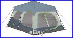 Coleman Camping Tent 10 Person Instant Cabin Camp Family Dome 4 Queen Beds New