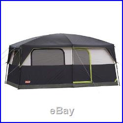Coleman Camping Tent Prairie Breeze 9 Person WeatherTec Fan & Light 14 x 10' NIB