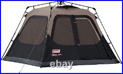 Coleman Camping Tent with Instant Setup, 4/6 Person Weatherproof Tent