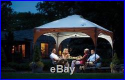 Coleman Canopy Camping Tent Beach Shade Instant Outdoor With LED Lighting System