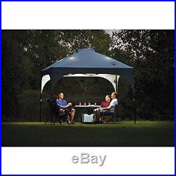 Coleman Canopy Camping Tent Beach Shade Instant Outdoor With LED Lighting System