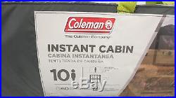 Coleman Company Signature Instant Cabin 10 Person Classic Tent Camping, B